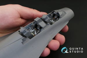 Quinta Studio QD32023 F-16D 3D-Printed &amp;amp; colored Interior on decal paper (for Academy kit) 1/32 – Bild 10