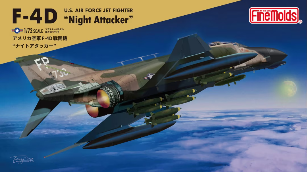 Fine Molds 72747 US Air Force Jet Fighter F-4D "Night Attacker" 1/72