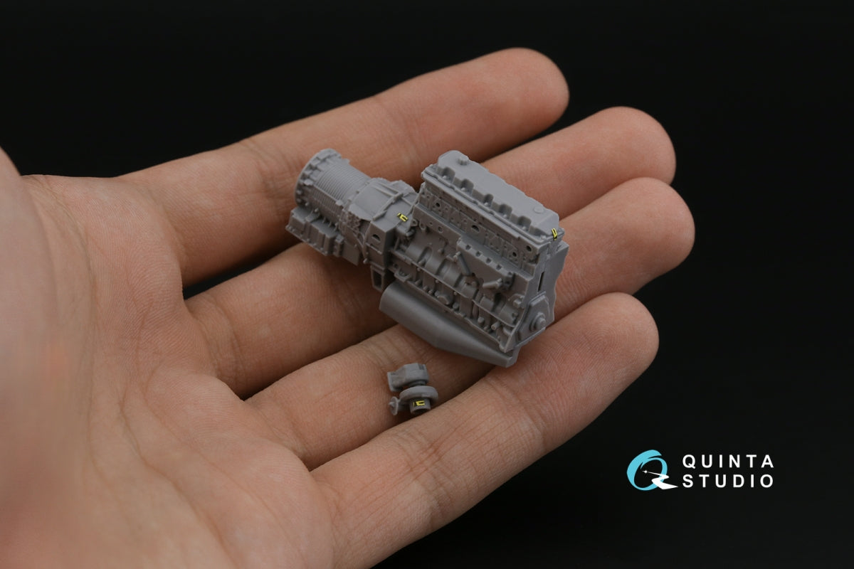 Quinta Studio QD43001 KAMAZ-43509 3D-Printed colored Interior on decal paper (Zvezda) 1/43 – image 16