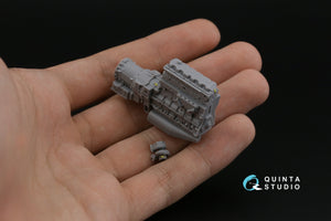 Quinta Studio QD43001 KAMAZ-43509 3D-Printed colored Interior on decal paper (Zvezda) 1/43 – image 16