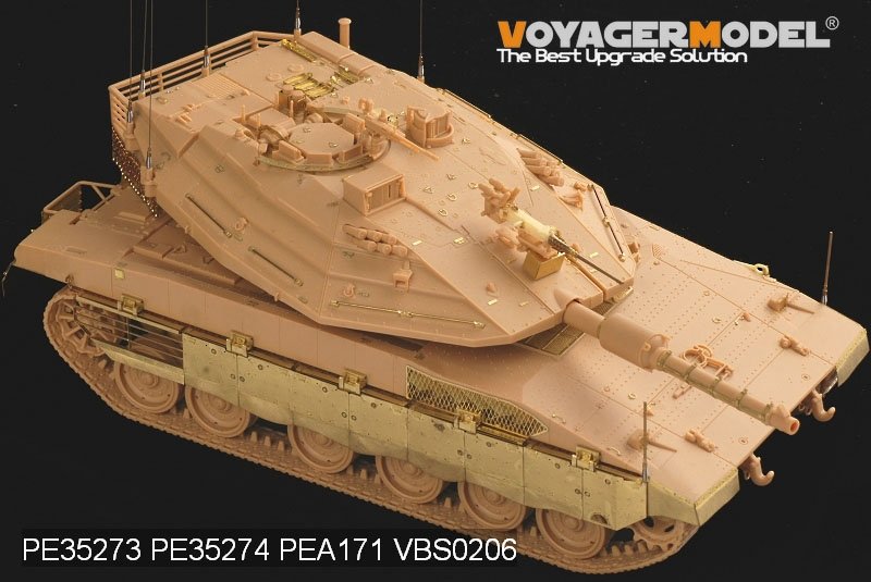 Voyager Model PE35274 Modern Merkava Mk.IV MBT Side Skirts (For ACADEMY 13213) 1/35 – image 3