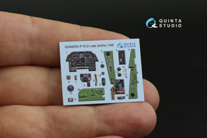 Quinta Studio QD48254 P-51D Late 3D-Printed &amp;amp; colored Interior on decal paper (Airfix) 1/48 – Bild 8