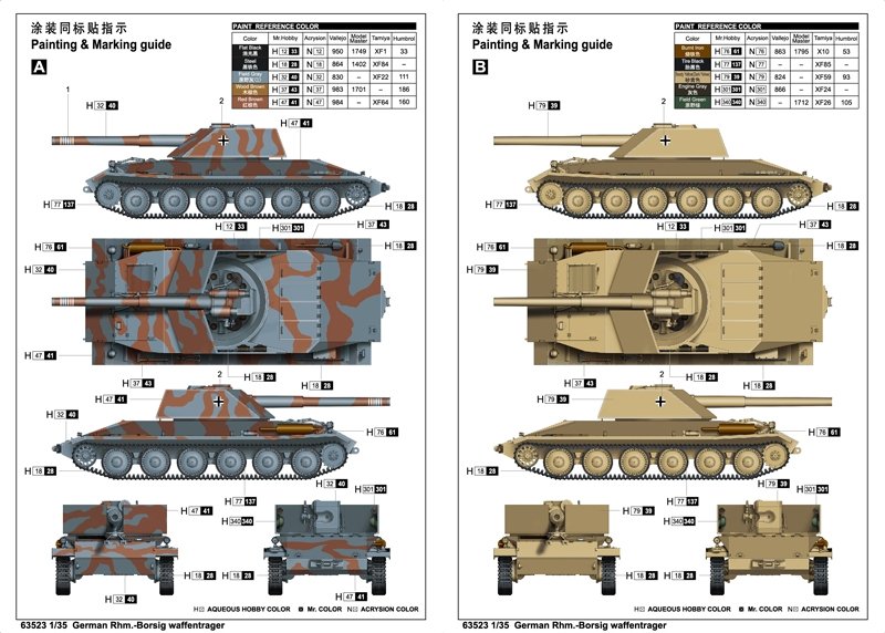 I Love Kit 63523 German Rhm.-Borsig Waffentrager 1/35 – obrázek 3