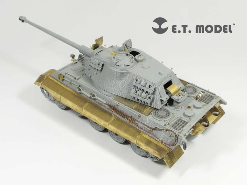 E.T. Model E35-033 WWII German KING TIGER （Porsche Turret）(For DRAGON Kit) 1/35 – zdjęcie 3