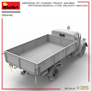 Miniart 35442 GERMAN 3T CARGO TRUCK 3.6-36S. PRITSCHE-NORMAL-TYPE. MILITARY SERVICE 1/35 – imagen 5