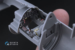 Quinta Studio QD48111 F4U-1A Corsair 3D-Printed &amp;amp; coloured Interior on decal paper (for Tamiya kit) 1/48 – zdjęcie 6