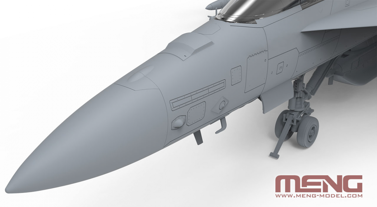 Meng LS-019 Boeing EA-18G Growler Electronic Attack Aircraft Yellow Jackets 1/48 – obrázek 6
