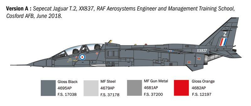 Italeri 1470 Jaguar T.2 RAF Trainer 1/72 – obrázek 4