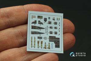 Quinta Studio QD72141 Me 410 3D-Printed colored Interior on decal paper (Airfix) 1/72 – image 5