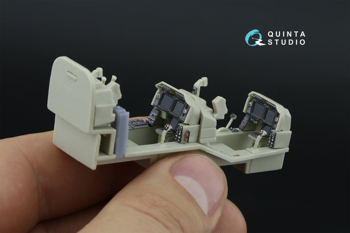 Quinta Studio QDS-48535 AH-1Z Zulu Cobra/Viper 3D-Printed &amp;amp; colored Interior on decal paper (KittyHawk) (small version) 1/48 – image 6