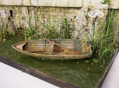 RT-Diorama 35308 Diorama Base: &amp;quot;Marne River Port&amp;quot; WWI 1/35 – obrázek 3