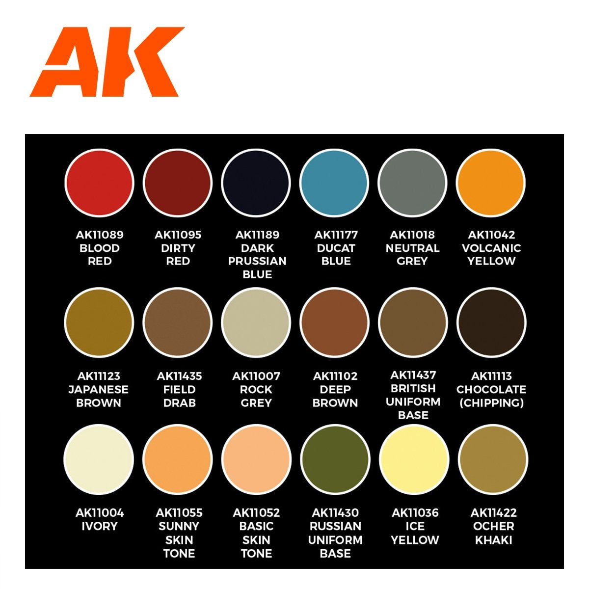 AK Interactive AK11762 SIGNATURE SET – HISTORICAL FIGURES P. XVI-XVIII BY PEPE GALLARDO PAINT SET 18x17 ml – obrázek 3