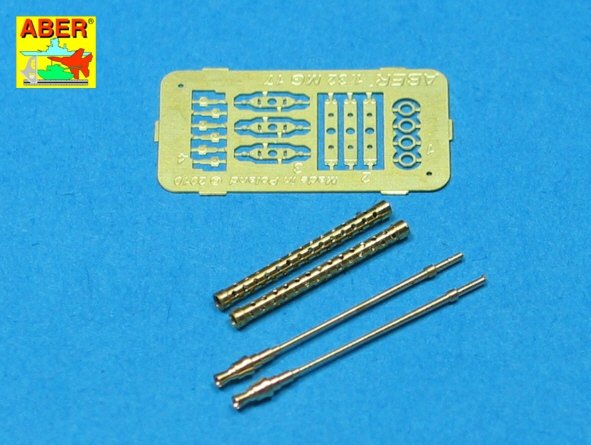 Aber A32002 Set of 2 barrels for German 7.92 mm MG 17 aircraft machine guns (1/32)