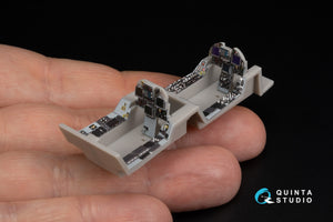 Quinta Studio QDS-48346 FA-18D early 3D-Printed &amp;amp; colored Interior on decal paper (Hasegawa) (small version) 1/48 – Bild 6