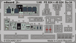 Eduard 49824 Su-34 interior HOBBY BOSS 1/48