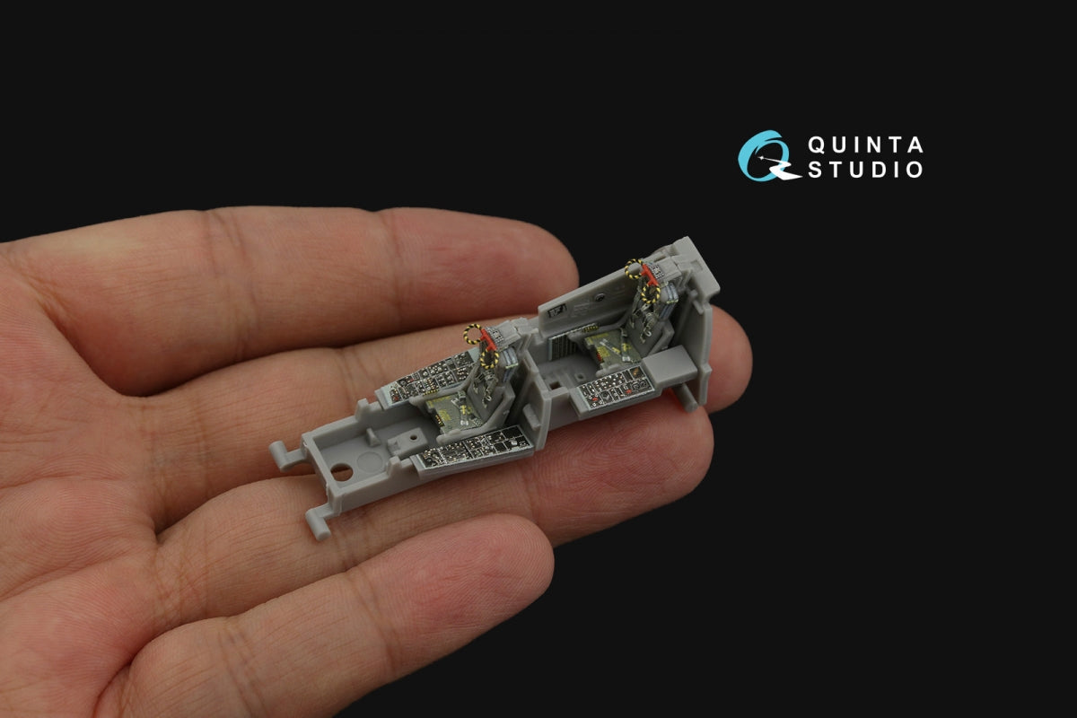 Quinta Studio QD72080 F-4J Late 3D-Printed &amp;amp; colored Interior on decal paper (Fine Molds) 1/72 – image 11