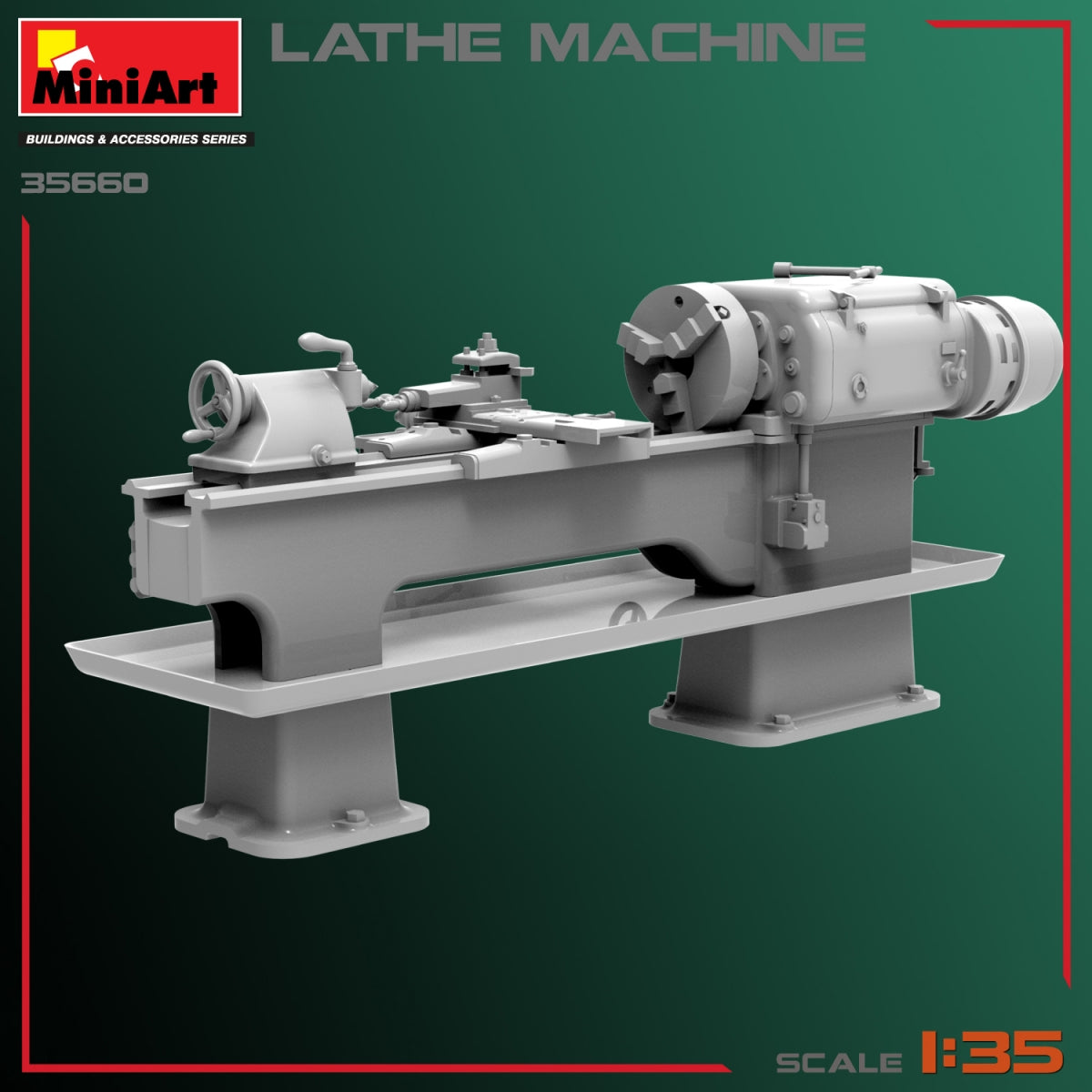 MiniArt 35660 LATHE MACHINE 1/35 – obrázek 4