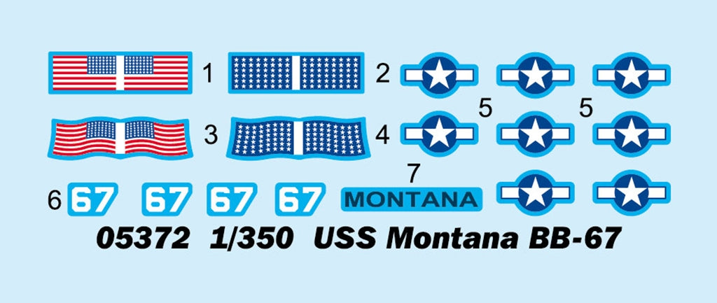Trumpeter 05372 USS Montana BB-67 1/350 – Bild 3