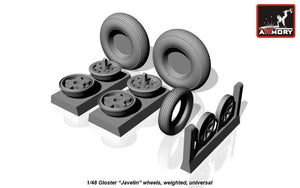 Armory Models AW48401 Gloster Javeline wheels, weighted 1/48 – image 4