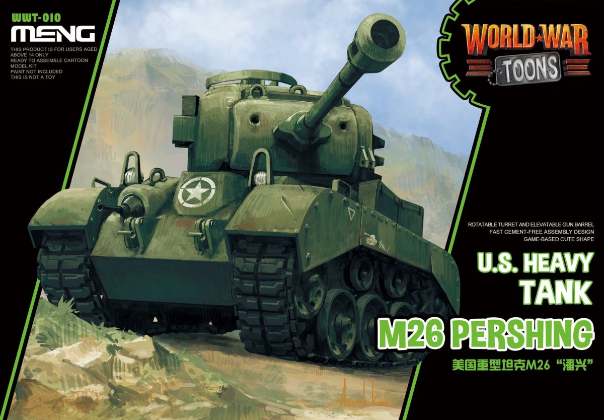 Meng Model WWT-010 World War Toons US Heavy Tank