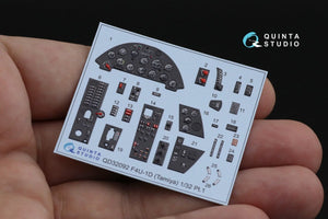 Quinta Studio QD32092 F4U-1D 3D-Printed &amp;amp; colored Interior on decal paper (Tamiya) 1/32 – obrázek 4
