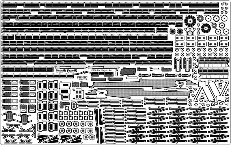 Pontos 35029F1 IJN NAGATO 1941 Detail Up Set 1/350 – obrázek 31