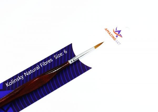 Amazing Art 12855 Kolinsky Round Brush 6