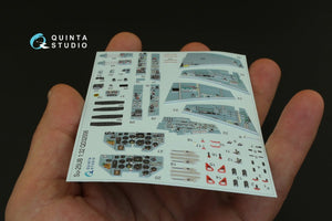 Quinta Studio QD32006 Su-25UB 3D-Printed &amp;amp; colored Interior on decal paper (for Trumpeter kit) 1/32 – obrázek 4