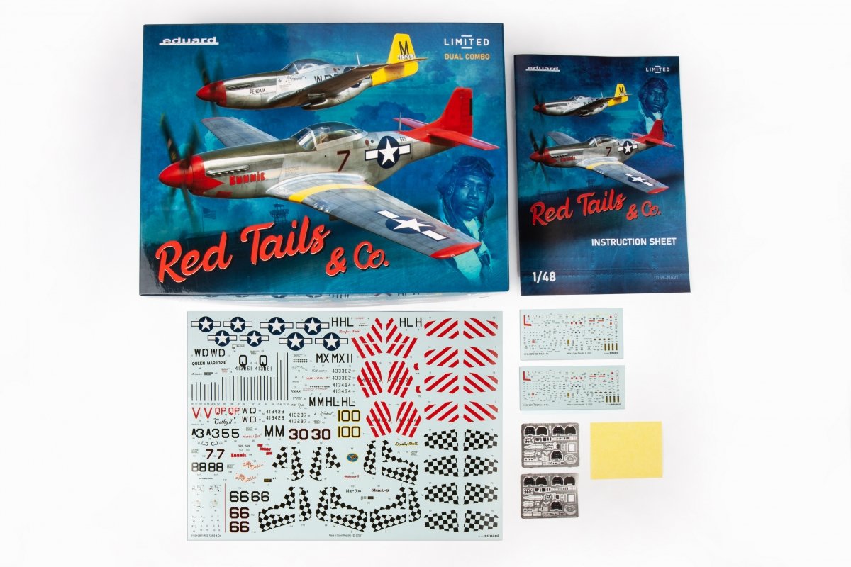 Eduard 11159 RED TAILS &amp;amp; Co. DUAL COMBO 1/48 – imagen 4