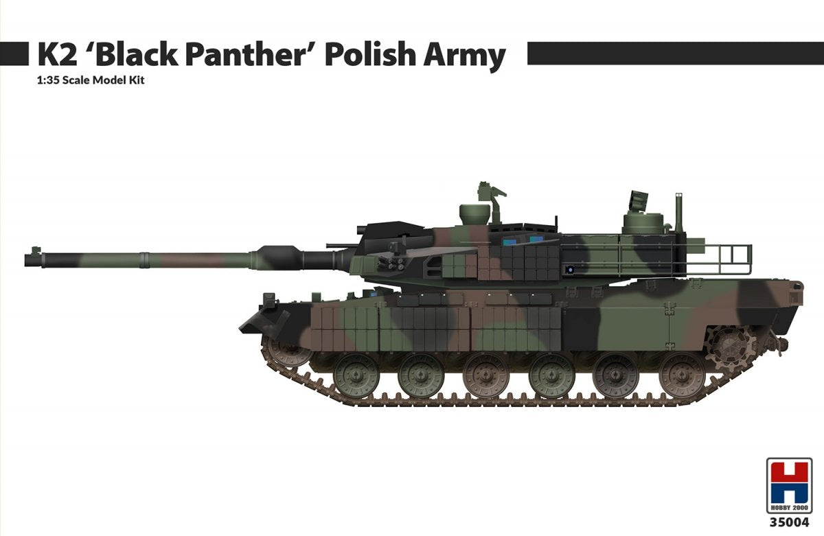 Hobby 2000 35004 K2 « Panthère noire » Armée polonaise (ACADEMY + CARTOGRAF) 1/35