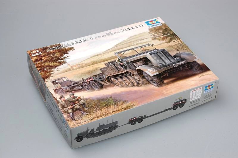 Trumpeter 07275 German Sd.Kfz.9 (18t) Half-Track Sd.Ah.116 Trailer 1/72 – image 2