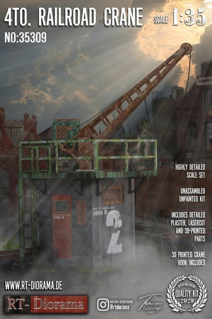 RT-Diorama 35309 4to. Railroad-Crane 1/35