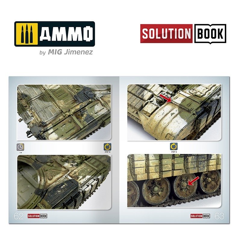 Ammo of Mig 6518 SOLUTION BOOK HOW TO PAINT MODERN RUSSIAN TANKS (Multilingual) – obrázek 5
