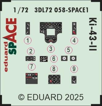 Eduard 3DL72058 Ki-43-II SPACE ARMA HOBBY 1/72 – image 4