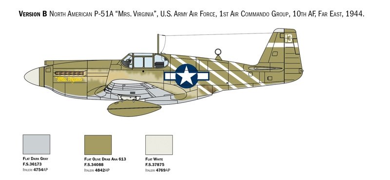 Italeri 1423 P-51A Mustang 1/72 – Bild 9