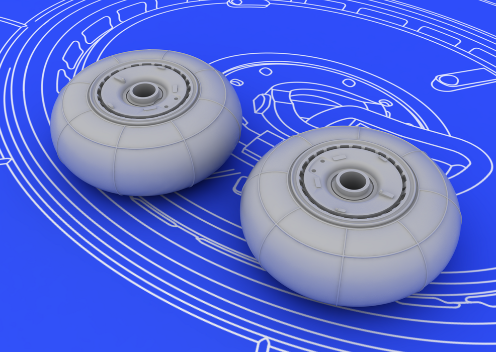 Eduard 672013 Bf 110G wheels 1/72 (EDUARD) – image 2