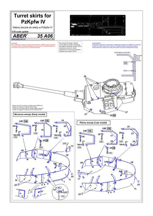 Aber 35A006 Turret shields for PzKpfw IV (1/35) – image 4