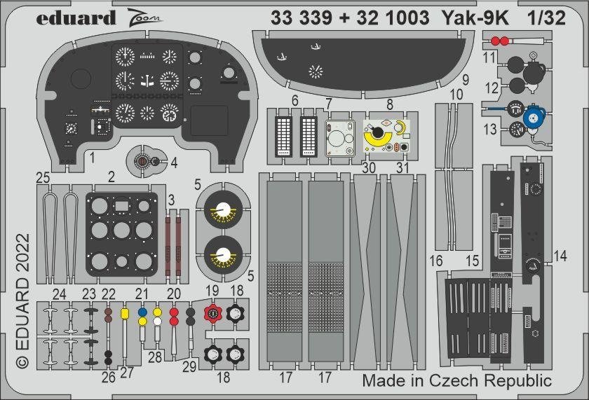 Eduard 321003 Yak-9K ICM 1/32