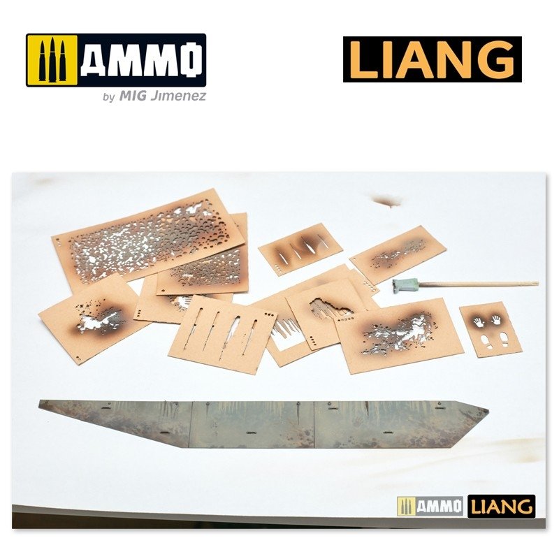Liang 0004 Handprint &amp;amp; Shoeprint Airbrush Stencils – image 6