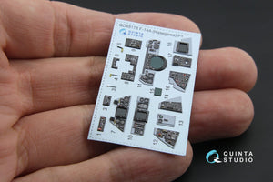 Quinta Studio QD48178 F-14A 3D-Printed &amp;amp; colored Interior on decal paper (for Hasegawa kit) 1/48 – image 11