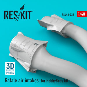 RESKIT RSU48-0222 RAFALE AIR INTAKES FOR HOBBYBOSS KIT (3D PRINTING) 1/48 – Bild 3