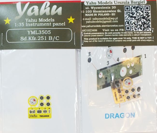 Yahu YML3505 Sd.Kfz 251 Dragon / Zvezda (1/35) 
