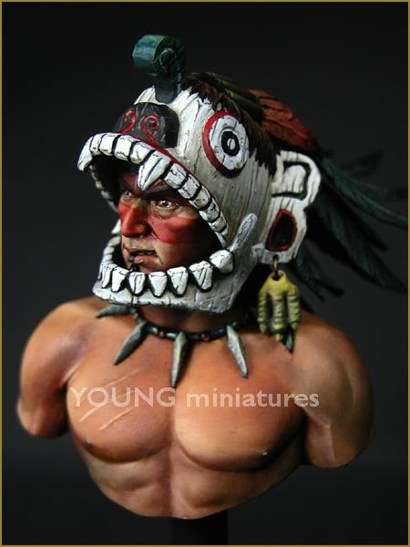 Young Miniatures YH1819 Aztec Warrior 1/10 – image 3