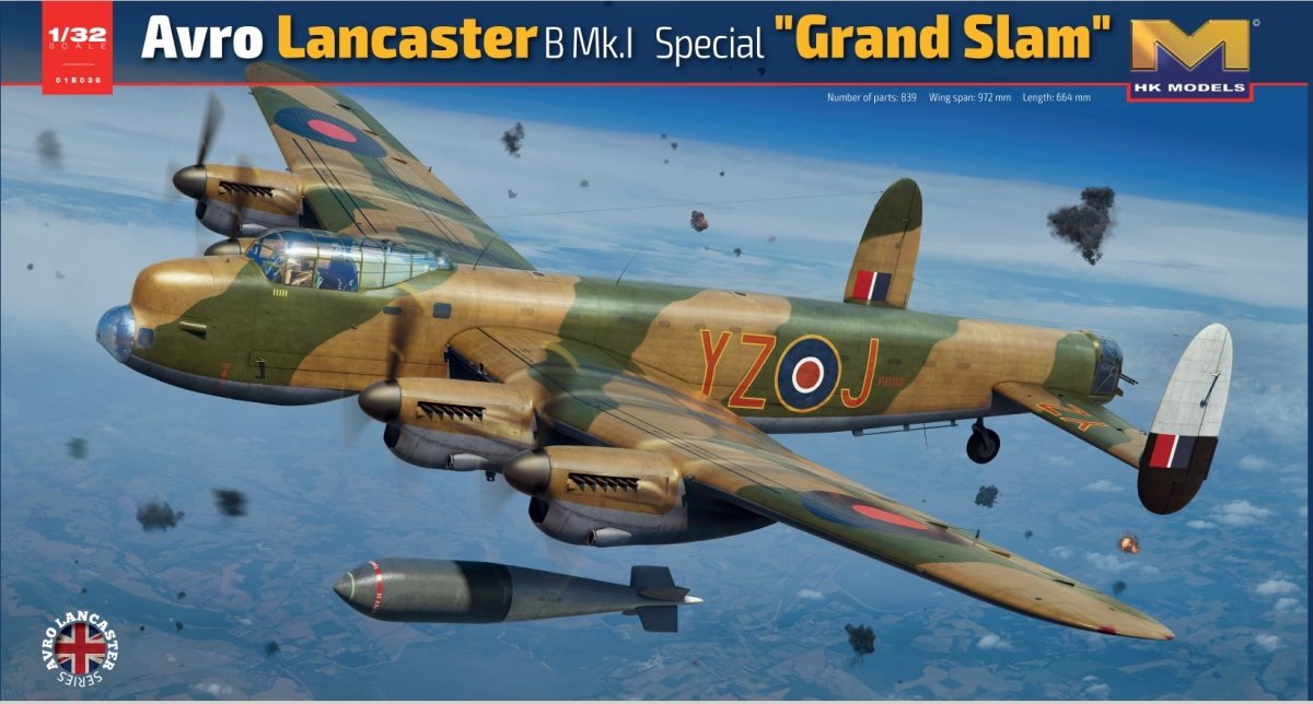 HK Models 01E038 Avro Lancaster B MK.l Special "Grand Slam" 1/32