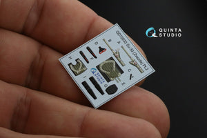 Quinta Studio QD72033 Su-33 3D-Printed &amp;amp; colored Interior on decal paper (Zvezda) 1/72 – image 9