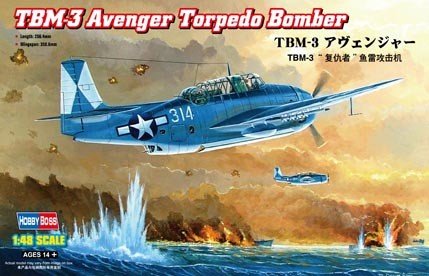 Hobby Boss 80325 TBM-3 Avenger Bombardier-torpilleur (1/48)