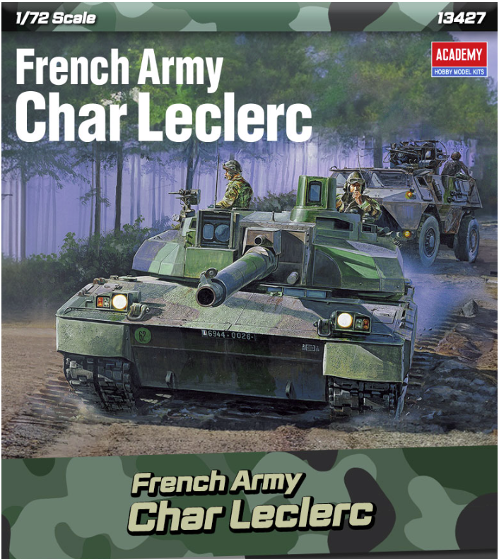 Academy 13427 French Army Char Leclerc 1/72 – image 3