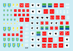 Star Decals 35-968 British 4th &amp;amp; 27th Armored Brigade 1/35 – obrázek 2