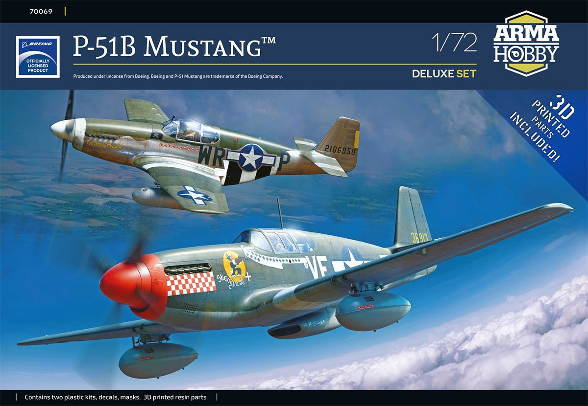 Arma Hobby 70069 P-51 B Mustang Deluxe Set 1/72 – image 2