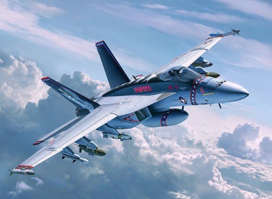 Revell 04994 F/A-18E Super Hornet 1/32 – immagine 2